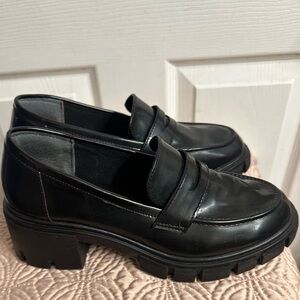 Crown Vintage Black Chunky Loafers